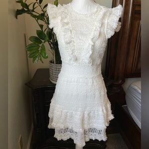 Vici White Lace Dress